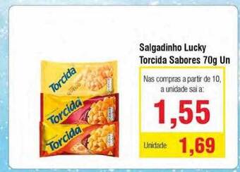 Salgadinho Lucky Torcida Sabores