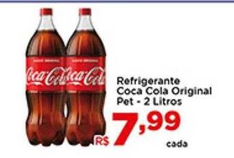 Shibata Supermercados Refrigerante Coca Cola Original oferta