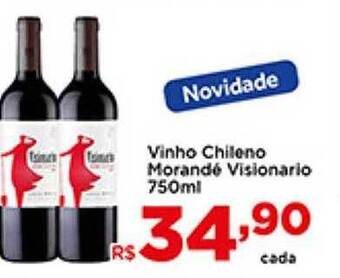 Shibata Supermercados Vinho Chileno Morandé Visionario oferta