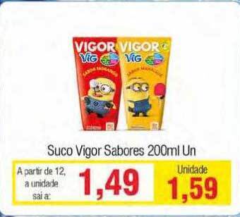 Spani Atacadista Suco Vigor Sabores oferta