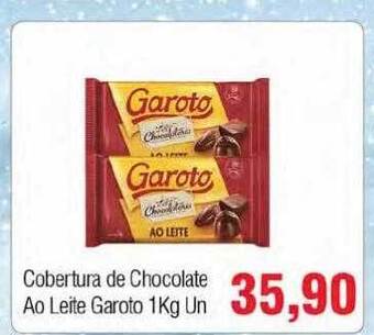 Spani Atacadista Cobertura De Chocolate Ao Leite Garoto oferta