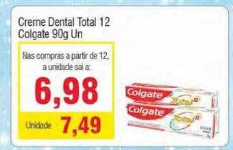 Spani Atacadista Creme Dental Total 12 Colgate oferta