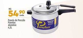 Supper Rissul Panela De Pressão Panelux Aluminio oferta