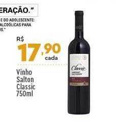 Supper Rissul Vinho Salton Classic oferta