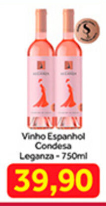 Vinho Espanhol Condesa Leganza 750ml