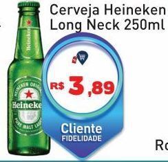 Tonin Superatacado Cerveja heineken long neck 250ml oferta