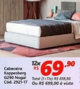 Cabeceira Kappesberg G290 Nogal