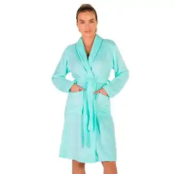 Roupão feminino m jacquard microfibra - acqua 12-5440