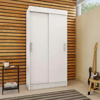 Pão de Açúcar Guarda-roupa solteiro bilbao 2pt branco oferta