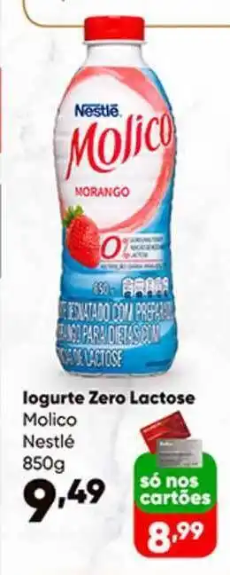 Zaffari Iogurte Zero Lactose Molico Nestlé 850g oferta
