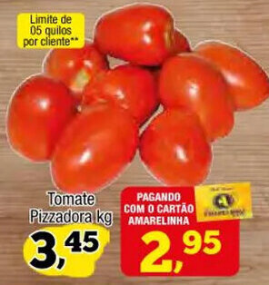 Amarelinha supermercados Tomate Pizzadoro 1kg oferta