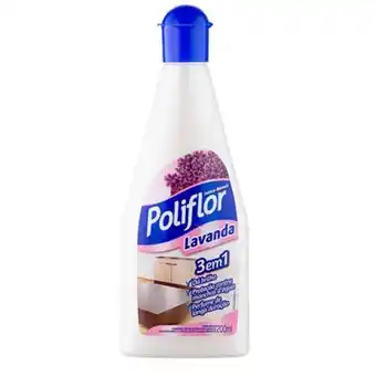 Lustra móveis poliflor lavanda 200ml
