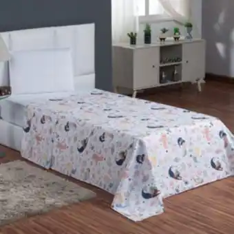 Lençol solteiro avulso sem elástico stripes mini mermaids vestcasa