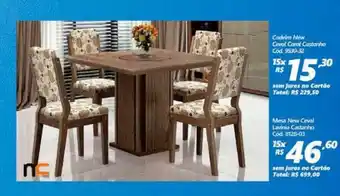Lojas Becker Cadeira New Ceval Carol Castanho oferta