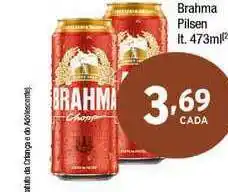 Supermercados Intercontinental Cerveja Brahma Pilsen 473ml oferta