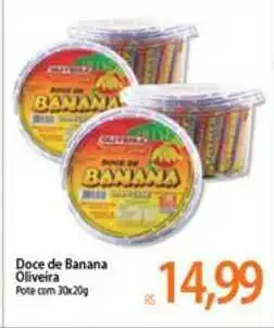Atacadão Doce De Banana Oliveira 30x20g oferta