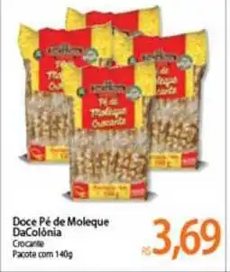 Atacadão Doce Pé De Moleque Dacolônia 40g oferta