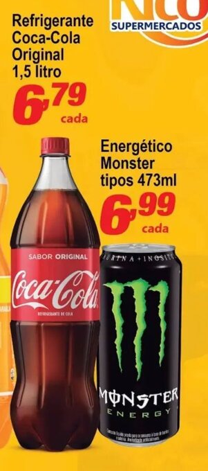 Ricoy Supermercados Energetico Monster tipos 473ml oferta