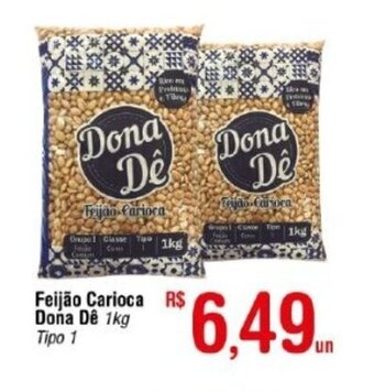 Fort Atacadista Feijao Carioca Dona De 1kg oferta