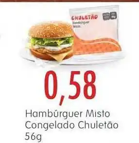 Hamburger Misto Congelado Chuletao 56g