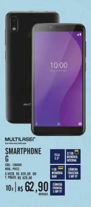 Zema Smartphone G Multilaser oferta