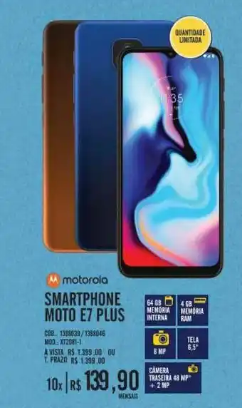 Zema Smartphone Moto E7 Plus Motorola oferta