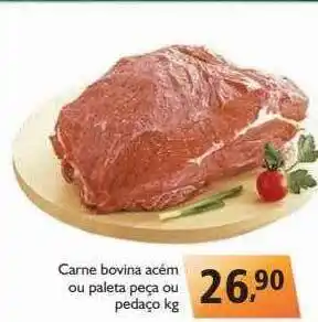 Supermercados ABC Carne bovina acém ou paleta peça ou pedaço oferta