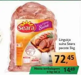 Supermercados ABC Linguiça suina sera pacote oferta