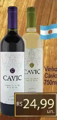 Supermercados Alvorada Vinho Cavic 750ml oferta