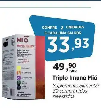Triplo Imuno Mió Suplemento Alimentar
