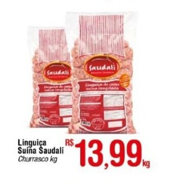 Fort Atacadista Linguica Suina Saudali 1kg oferta