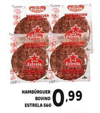 Bom Dia Hamburguer Bovino Estrela 56g oferta