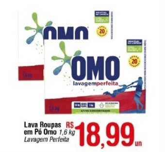 Fort Atacadista Lava roupas em Po Omo 1.6kg oferta
