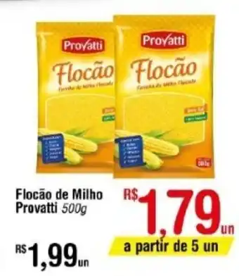 Fort Atacadista Flocao de Milho Provatti 500g oferta