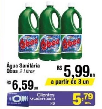Fort Atacadista Agua Sanitaria Qboa 2L oferta