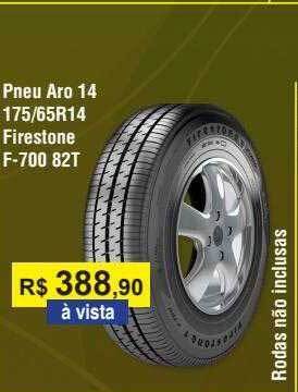 Pneu aro 14 175-65r14 firestone f-700 82t