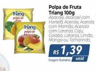 Hiper Moreira Polpa de fruta triang oferta