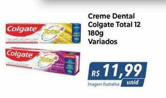 Hiper Moreira Creme dental colgate total 12 variados oferta