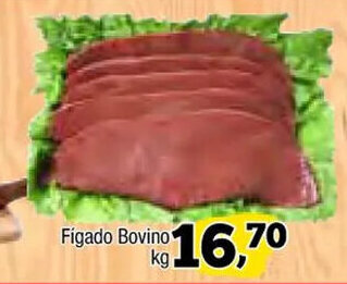 Amarelinha supermercados Figado Bovino 1kg oferta