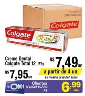Creme Dental Colgate Total 12 90g