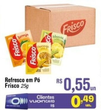 Fort Atacadista Refresco em po Frisco 25g oferta