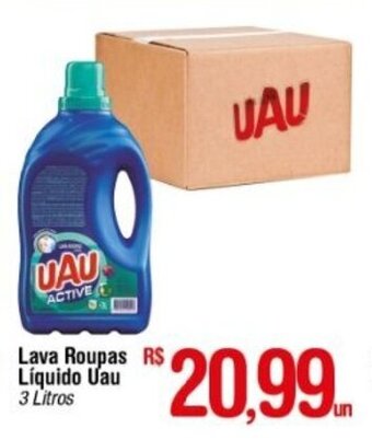 Fort Atacadista Lava Roupas Liquido Uau 3L oferta