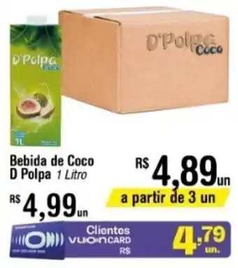 Fort Atacadista Bebida de Coco D Polpa 1L oferta