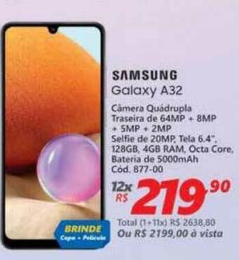 Lojas Becker Samsung Galaxy A32 oferta