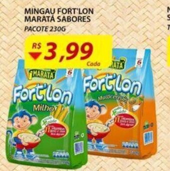 Assaí Atacadista Mingau Fort'lon Marata Sabores 230g oferta