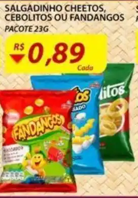 Salgadinho Cheetos, Cebolitos ou Fandangos 23g