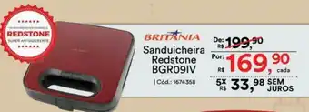 Casa e Vídeo Sanduicheira Redstone BGRO9IV oferta