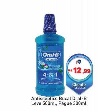 Antisséptico bucal oral-b