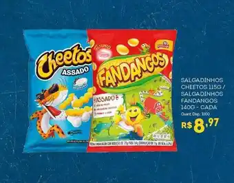 Bistek Supermercados Salgadinhos cheetos salgadinhos fandangos oferta