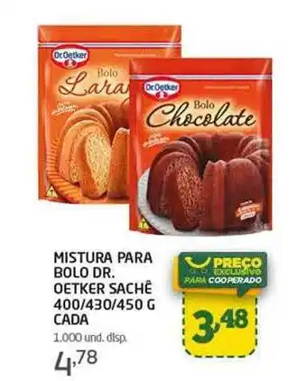 Cooper Mistura para bolo dr. oetker sachê oferta